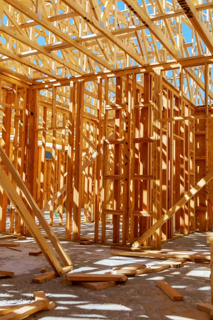 Professional home framing services in New Jersey. Master Build & Design's experienced framing contractors construct sturdy and durable wooden frames for residential and commercial projects. - Framing services in NJ