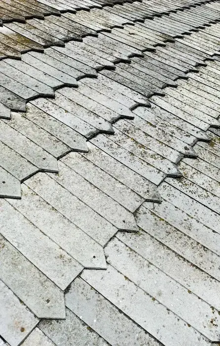 Close-up of old roof shingles needing repair - Complete Guide to Common Roof Repairs